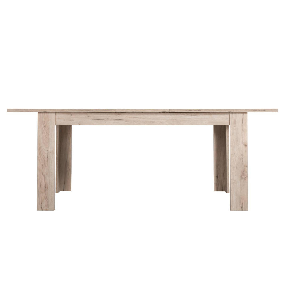 ESSTISCH in Holzwerkstoff 160-200/90/75 cm ausziehbar - Graubraun, Holz (90/160/76cm) - Homestyle4u