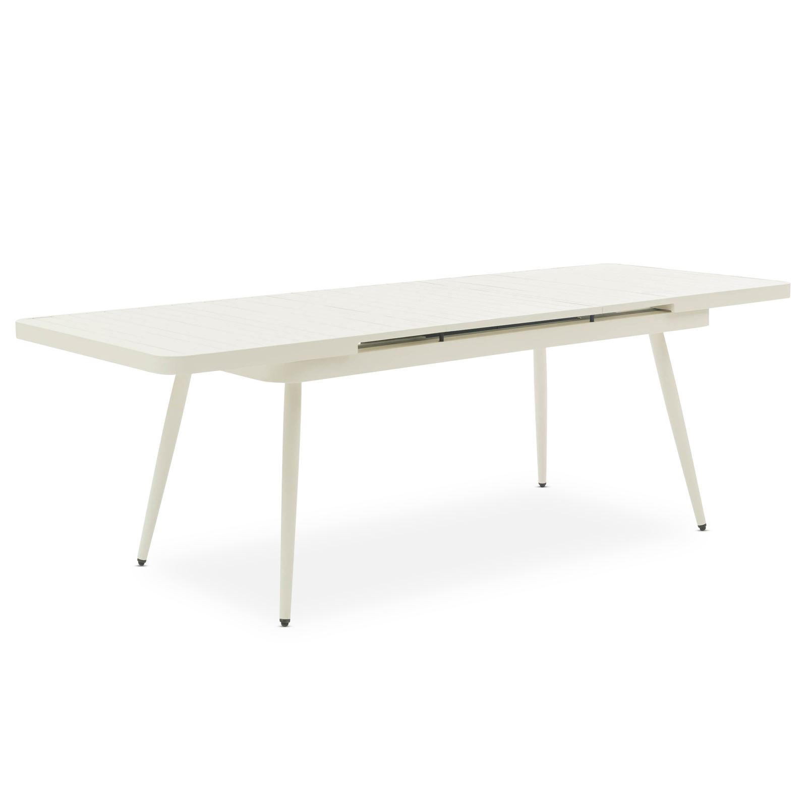 GARTENTISCH SUNNY - Weiß, Metall (90/180/79cm) - IDIMEX