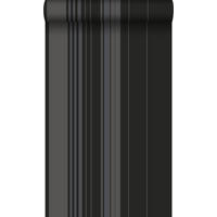 TAPETE Streifen 53 cm x 10.05 m - Schwarz, Papier (53/1000cm) - Origin Wallcoverings
