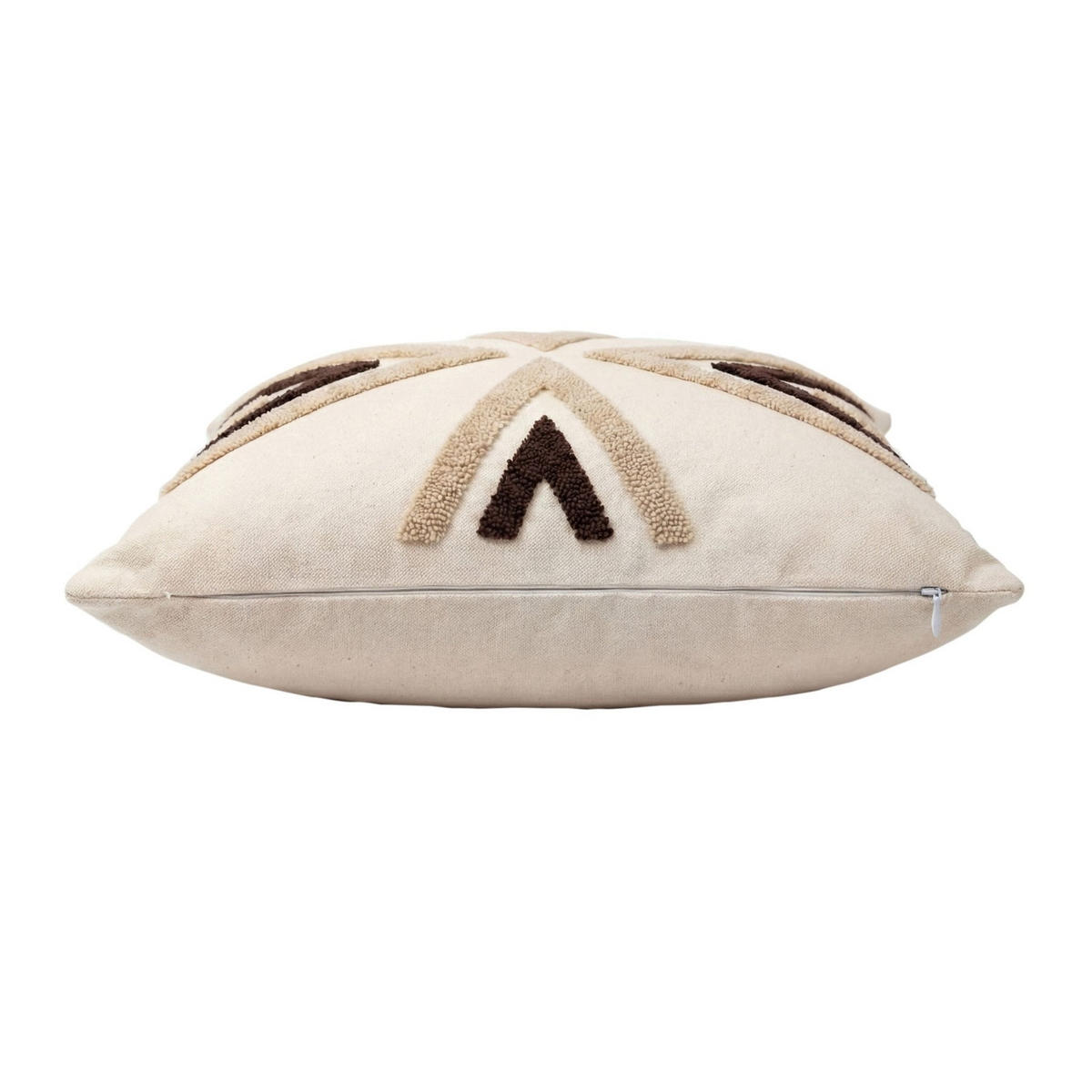 DEKOKISSEN Nordic Arrow Beige 45x45 cm mit Füllung - Beige/Multicolor, Textil (45/45cm) - Deco-Raum