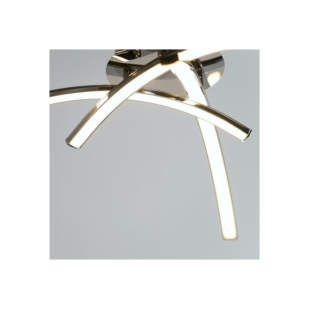 DECKENLEUCHTE Ova, Silber/Chrom, 15.5cm - Chromfarben, Metall (15/44/15.5cm) - KOSILUM