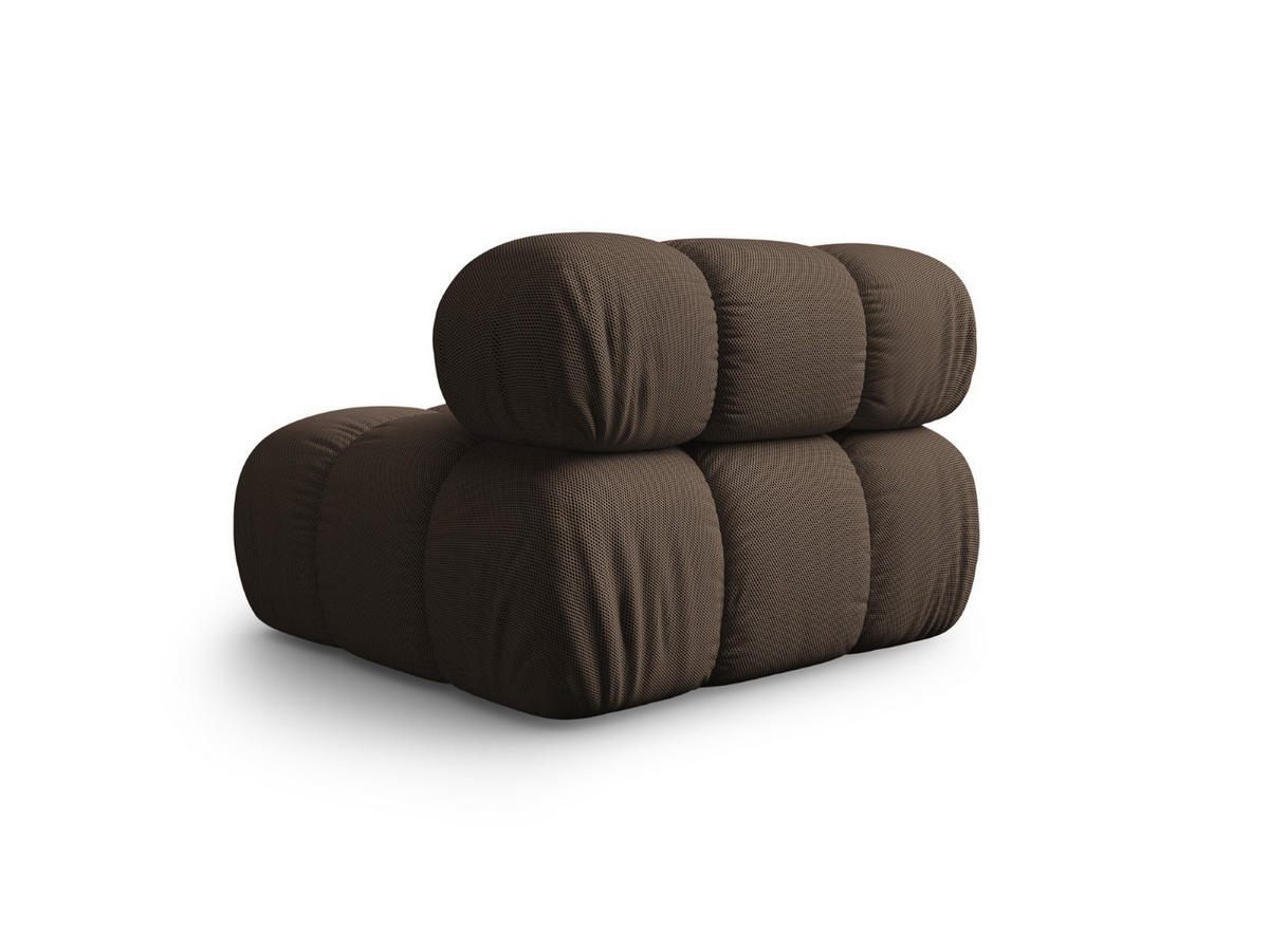 MODUL Bellis aus 3D-Stoff braun - Braun, Textil (94/70/94cm) - Micadoni