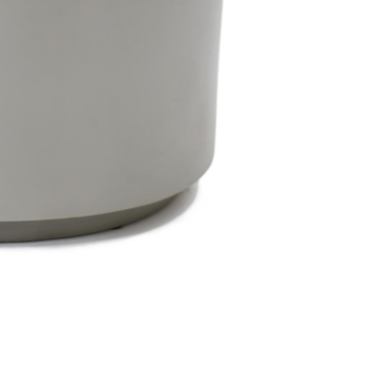 BEISTELLTISCH ROME Rund Groß Zementoptik 45 x 45 x 51 cm - Grau, Naturmaterialien (45/45/51cm) - Elementi
