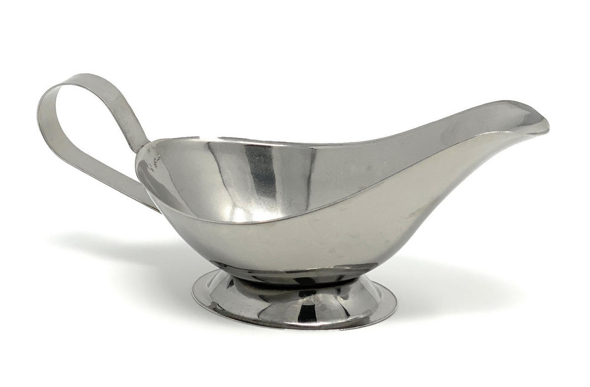 SAUCIERE Edelstahl Rostfrei 100 ml Soßenbehälter - Grau, Metall (7.5/17/7cm) - DanDiBo
