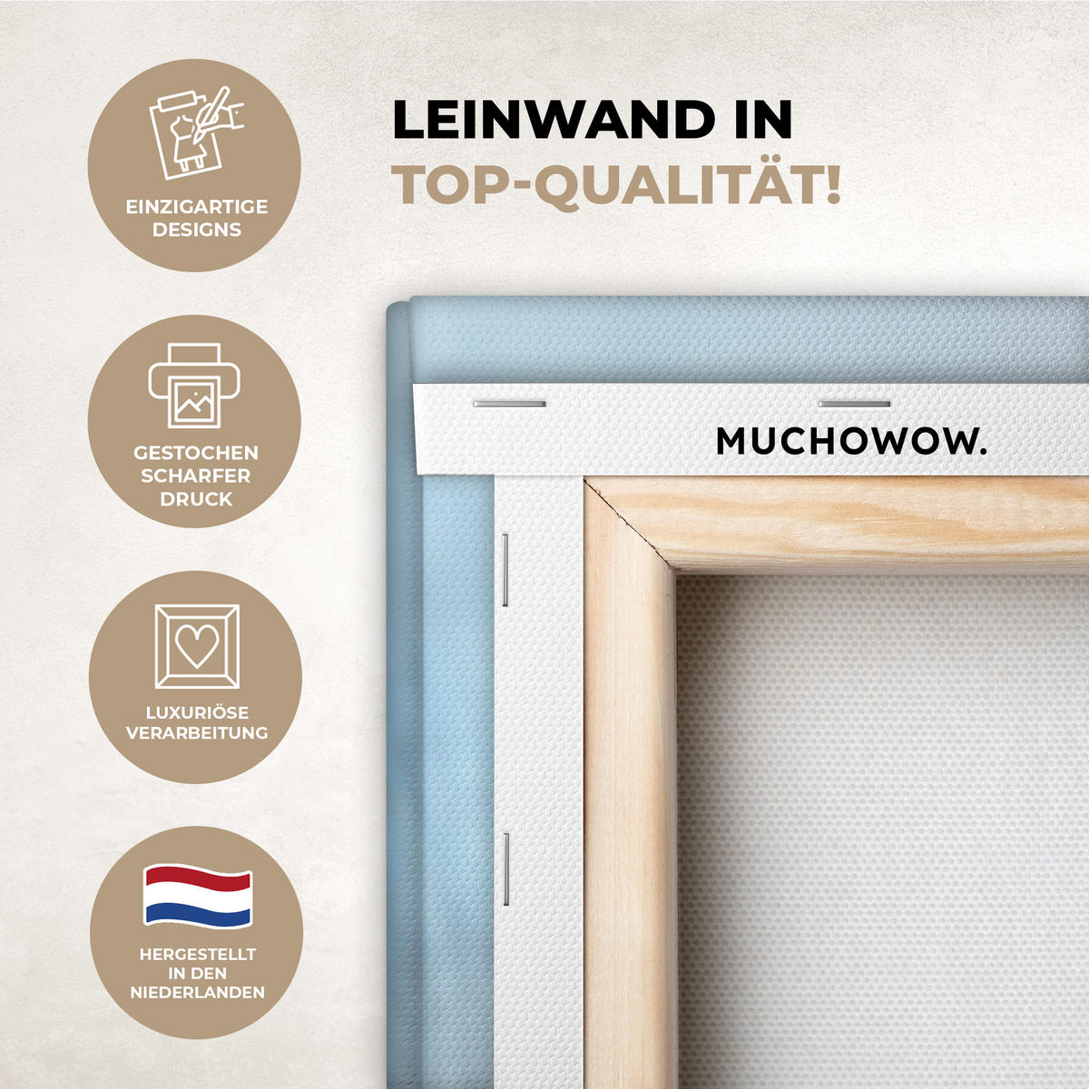 LEINWANDBILD Pferde - Winter - Tiere - Natur - Schnee 60x80 cm - Anthrazit, Textil (60/80cm) - MuchoWow