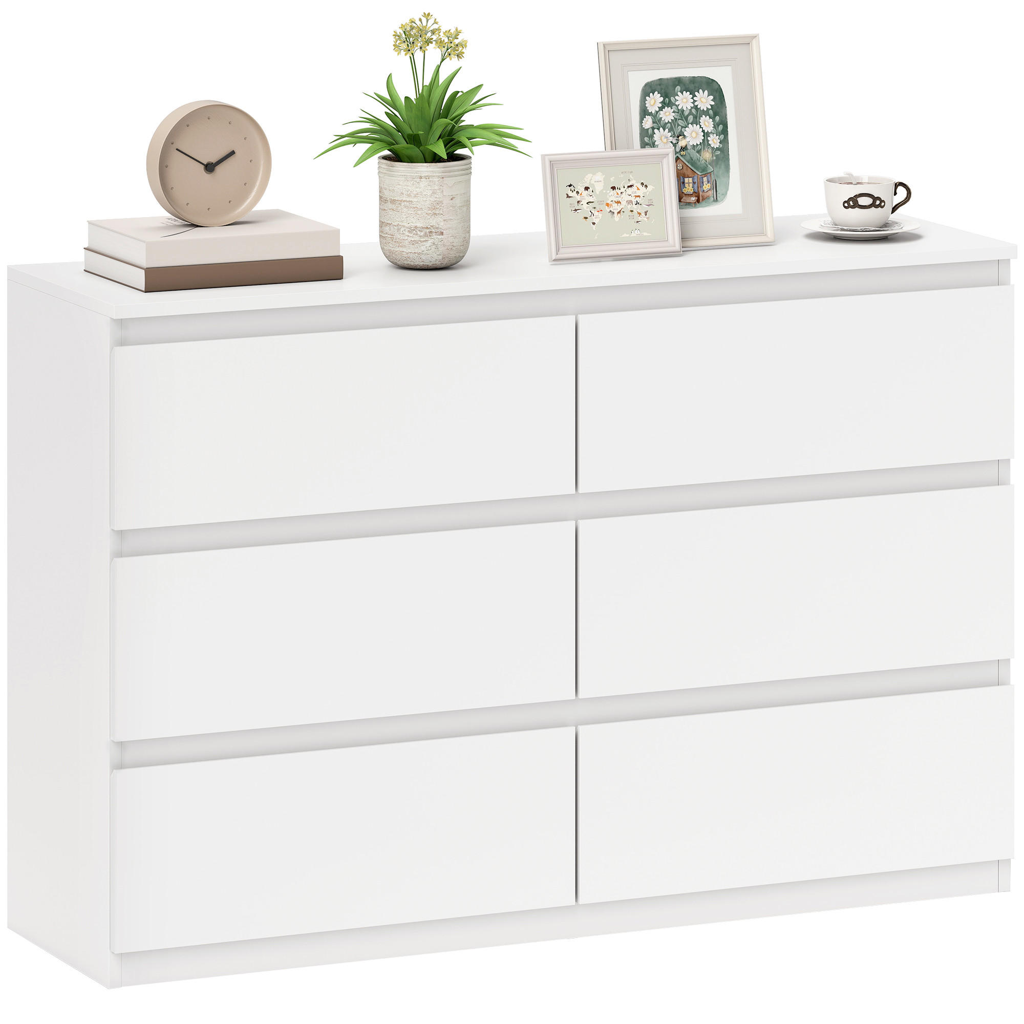 NACHTTISCH Weiß 1 Stück - Weiß, Kunststoff (112/75/34cm) - GiPP
