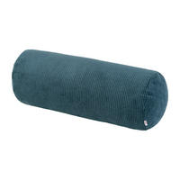 XL-NACKENROLLENHÜLLE HYggelig No.1 nord-blau Cord-Samt 70/25 cm - Blau, Textil (25/70cm) - beties Heimtextil