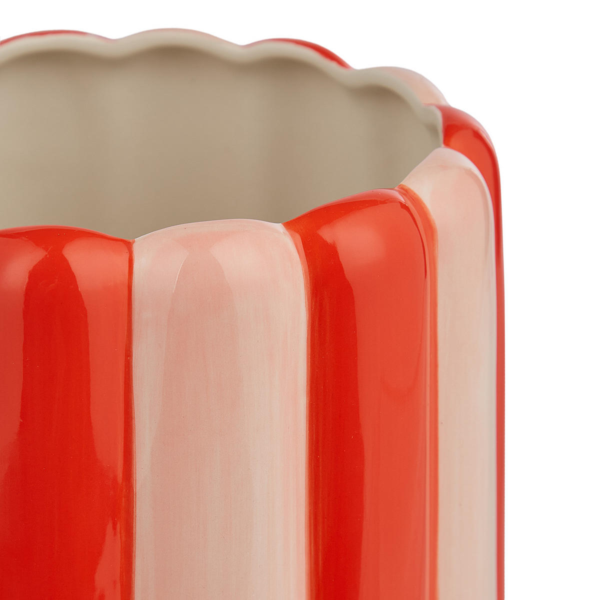 BLUMENÜBERTOPF Circus - Rot, Stein (15cm) - Butlers