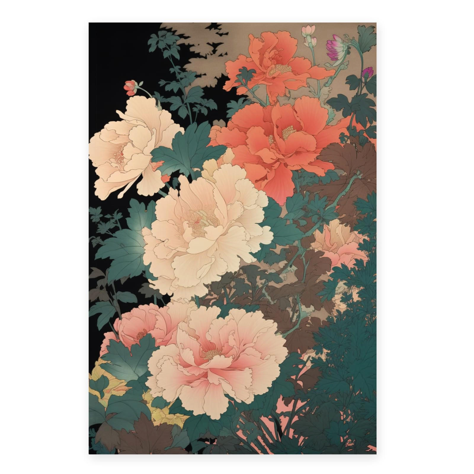 POSTER Maruyama Okyo A4 Rahmenlos - Klar, Papier (29.7/5/21cm) - Nacnic