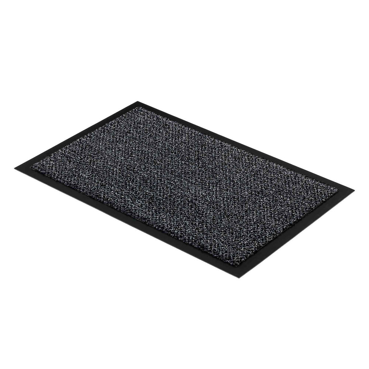 SAUBERLAUFMATTE INDOOR GRAPHIT - Grau, Textil (90/150cm) - Astra