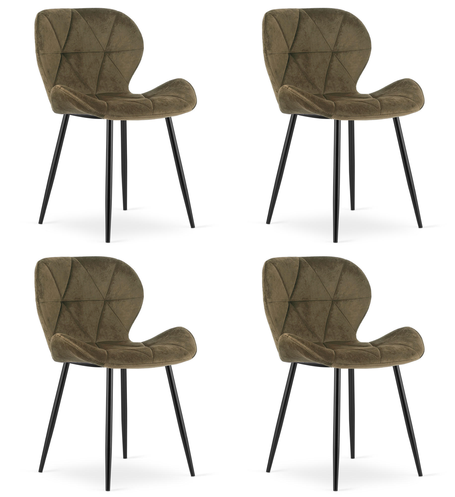 XXXLutz Stuhl Braun 46x49x53 cm