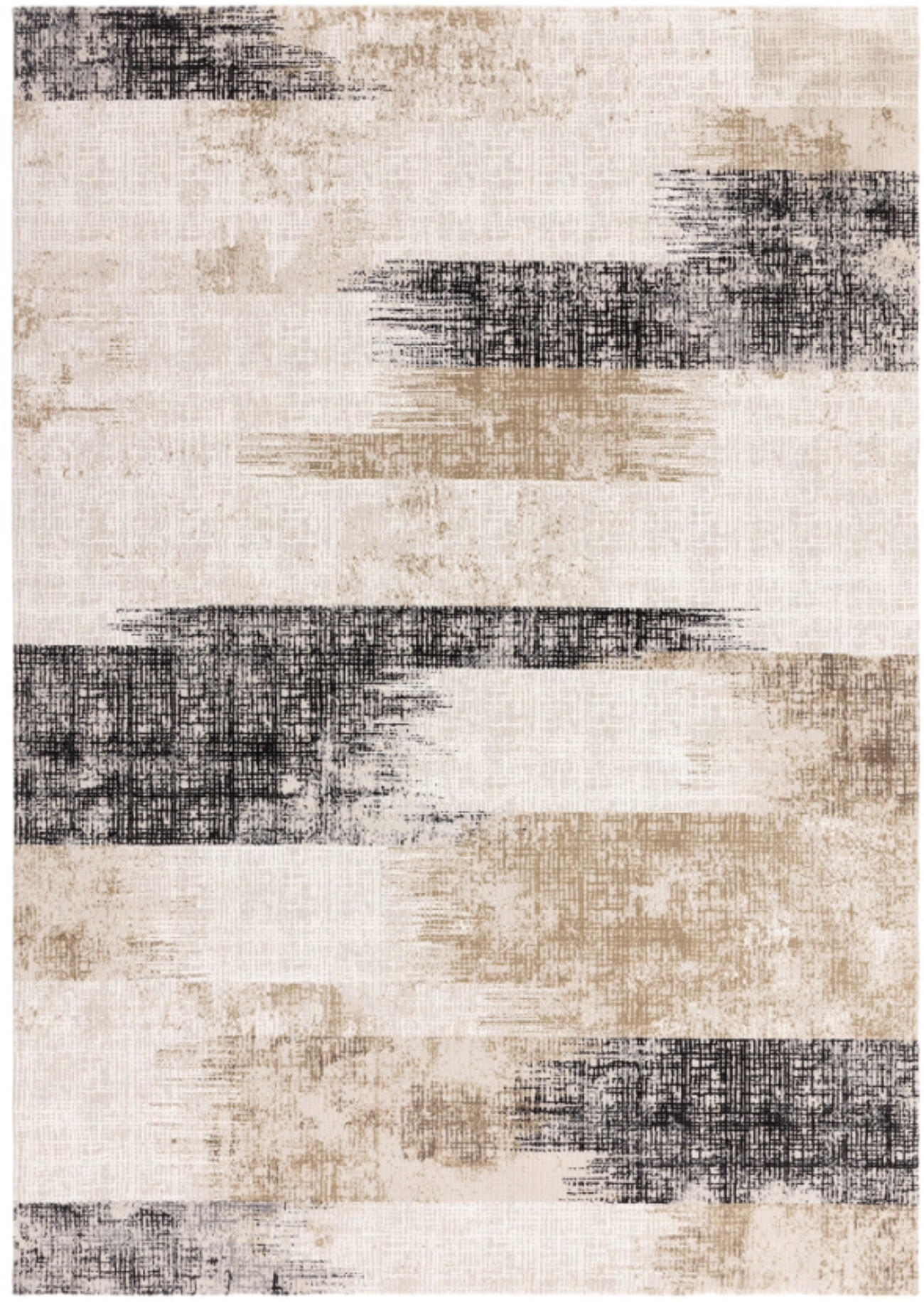 TEPPICH modern Wohn-/Schlafzimmer ZUKA LINES Beige 80 x 150 cm - Beige, Textil (80/150cm) - Novatrend