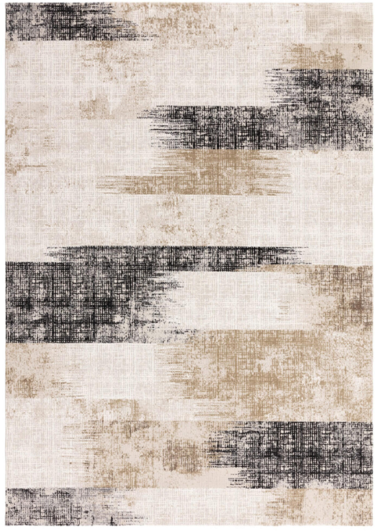TEPPICH modern Wohn-/Schlafzimmer ZUKA LINES Beige 80 x 150 cm - Beige, Textil (80/150cm) - Novatrend