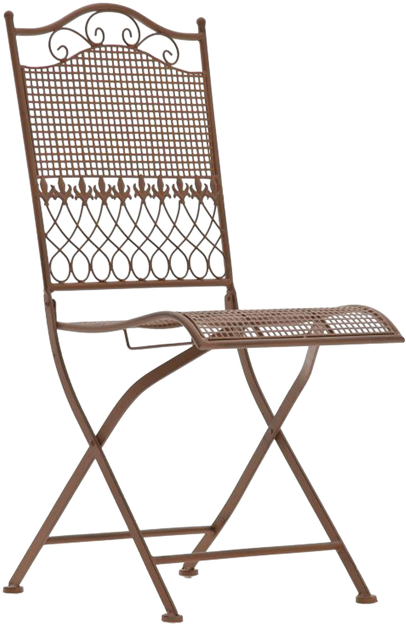 CLP Gartenstuhl Braun 41x91x50 cm