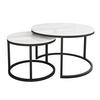 COUCHTISCH CIRI 2-in-1 Hochglanz - Schwarz, Holzwerkstoff (70/70/48cm) - Lookway