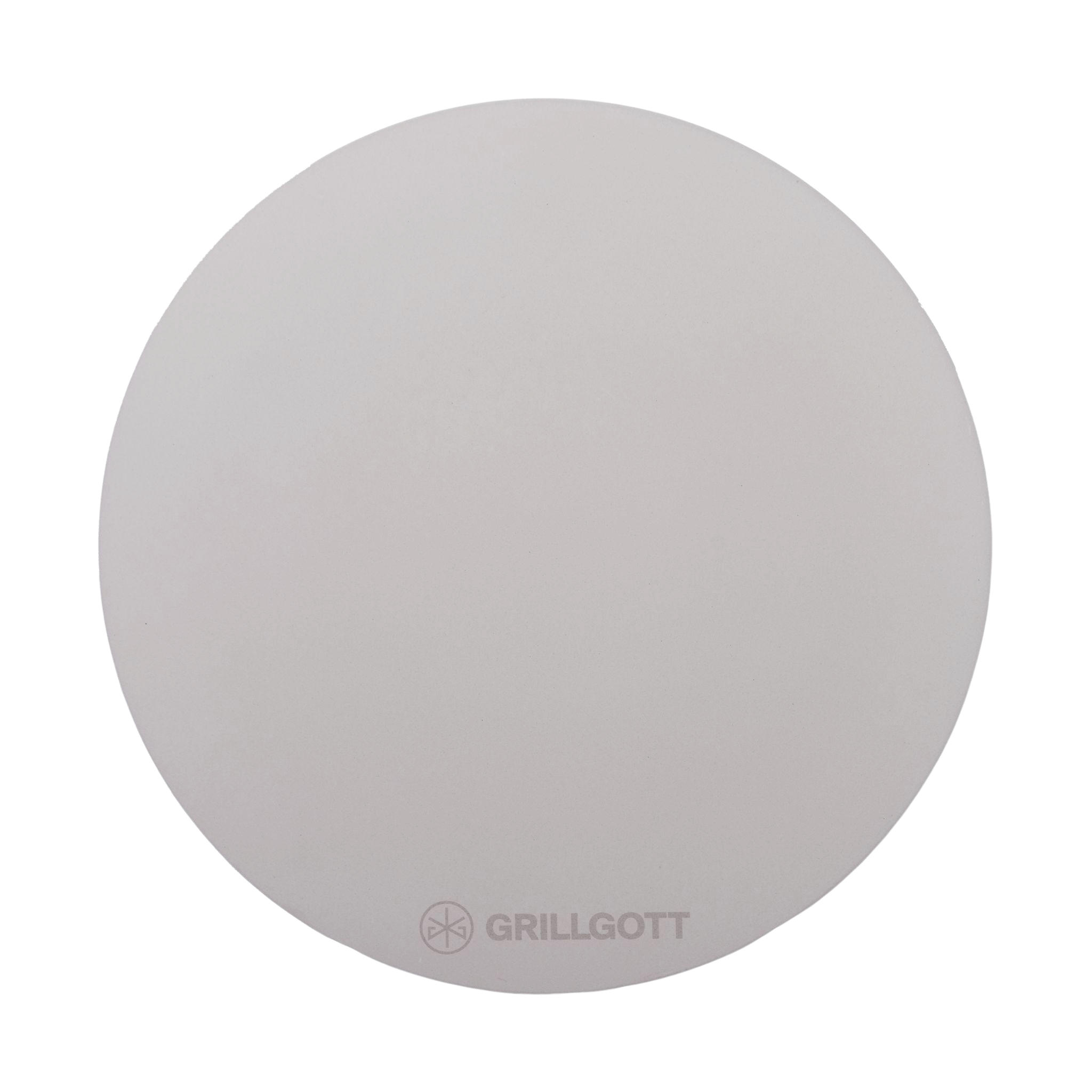 PIZZASTEIN 33cm - Edelstahlfarben, Stein (33/33cm) - Grillgott