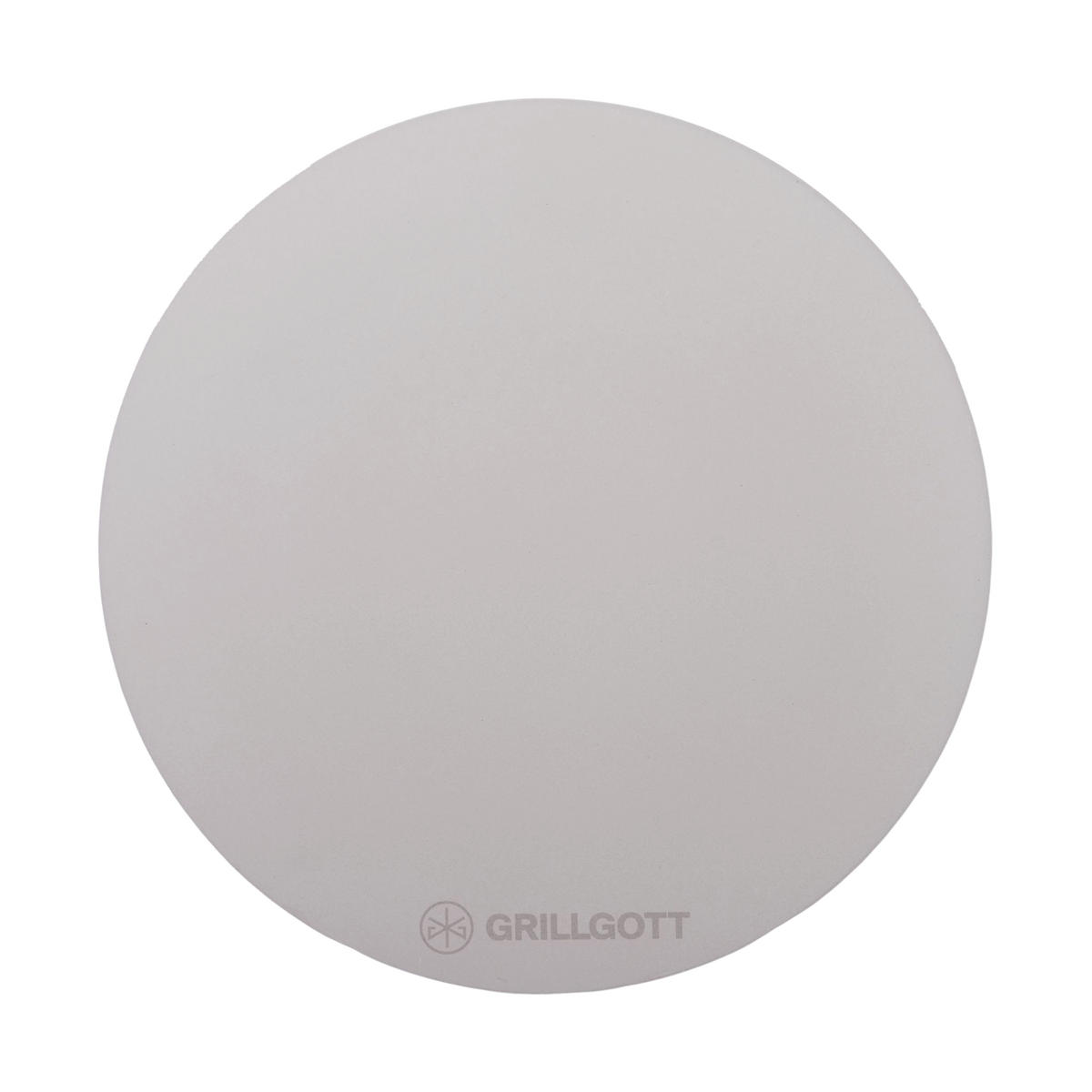 PIZZASTEIN 33cm - Edelstahlfarben, Stein (33/33cm) - Grillgott