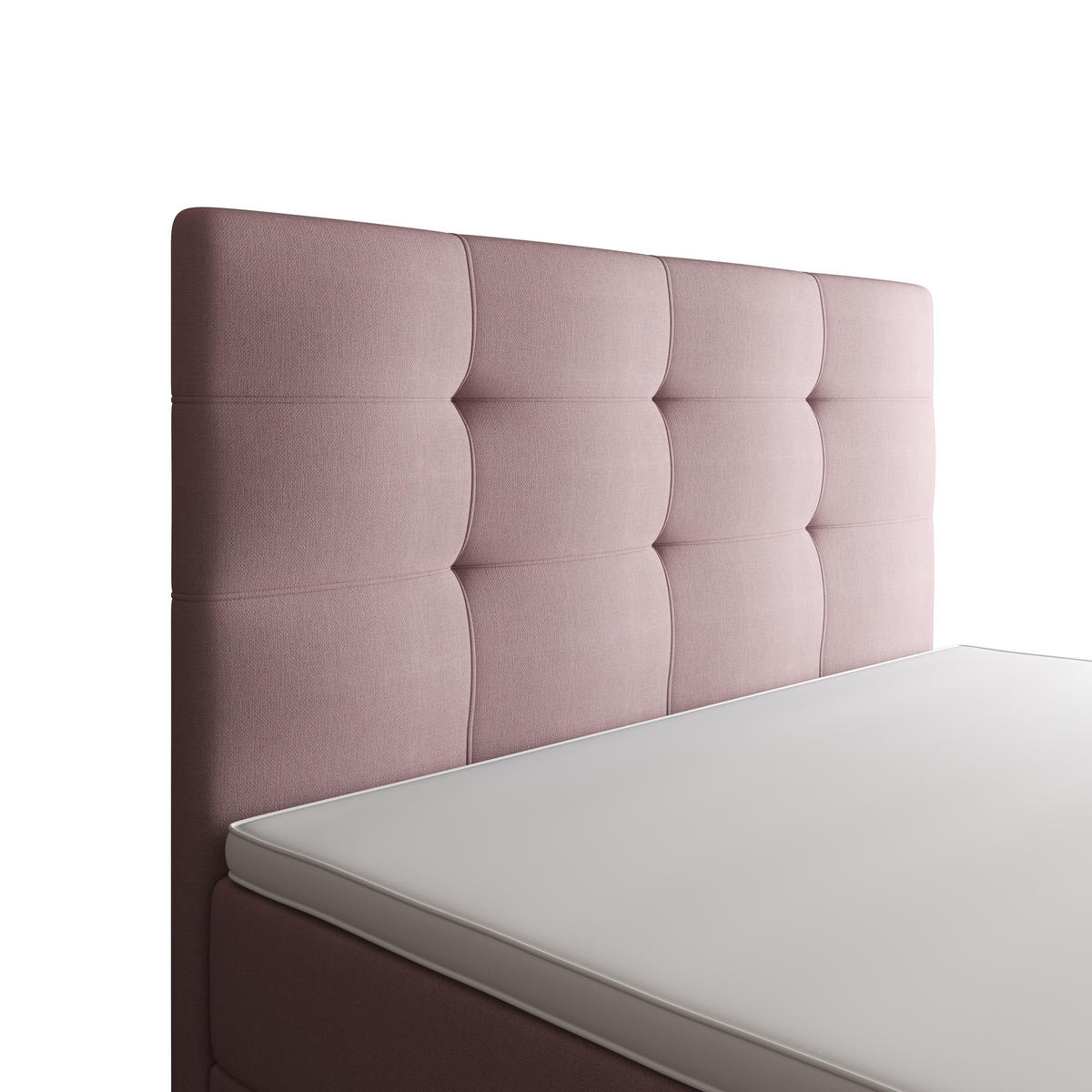 BOXBETT FADO 2 120x200, mit Matratze H3 und Topper, Cosmic 14 - Rosa, Holz/Kunststoff (120/200cm) - Bedante
