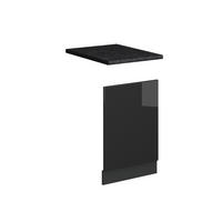 FRONTBLENDE Fame-Line Anthrazit Hochglanz 45 cm , AP Anthrazit - Schwarz Hochglanz/Anthrazit, Holzwerkstoff (45/67.4/1.6cm) - Vicco