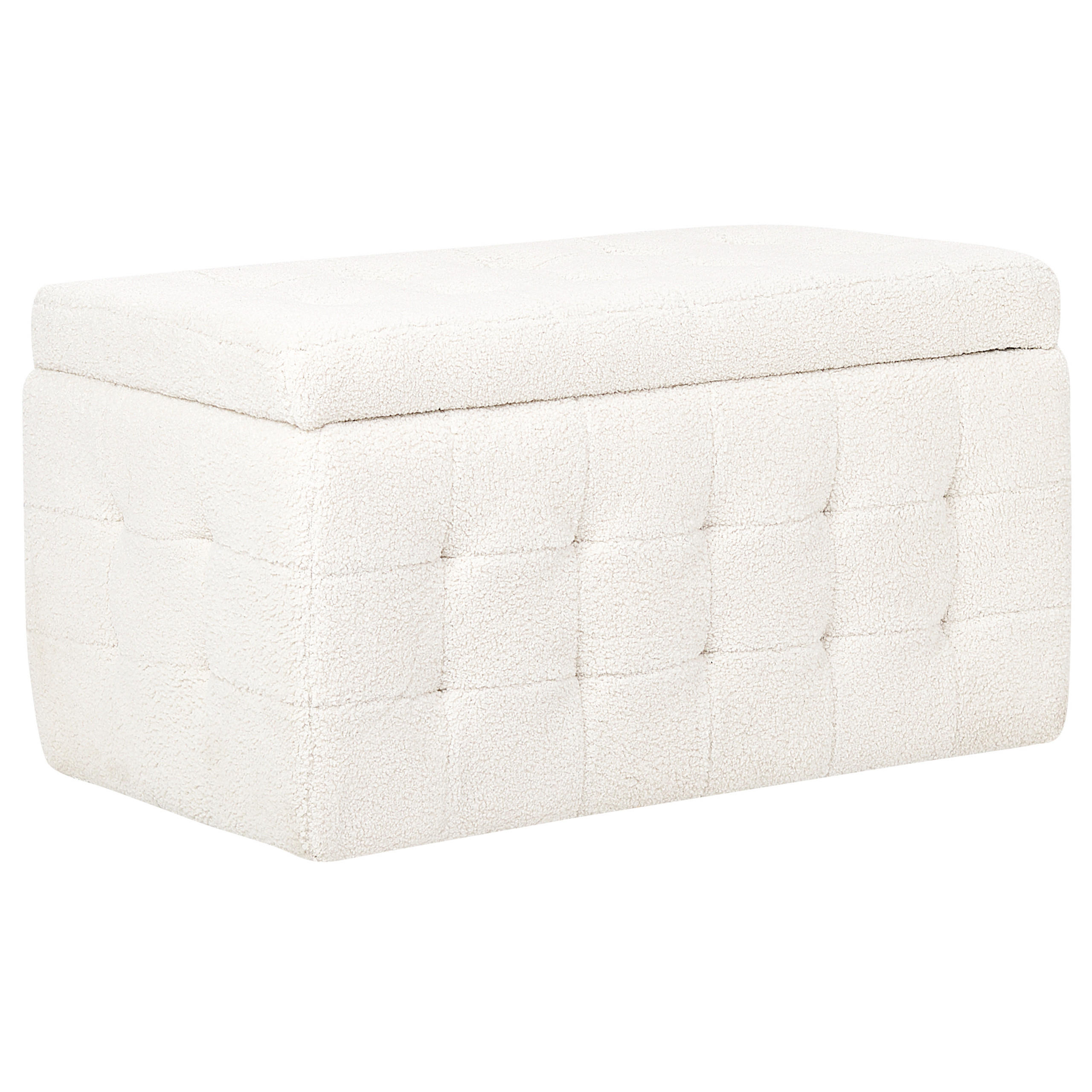 TRUHENBANK Michigan 42/72/40 cm - Creme, Textil (72/40/42cm) - Beliani