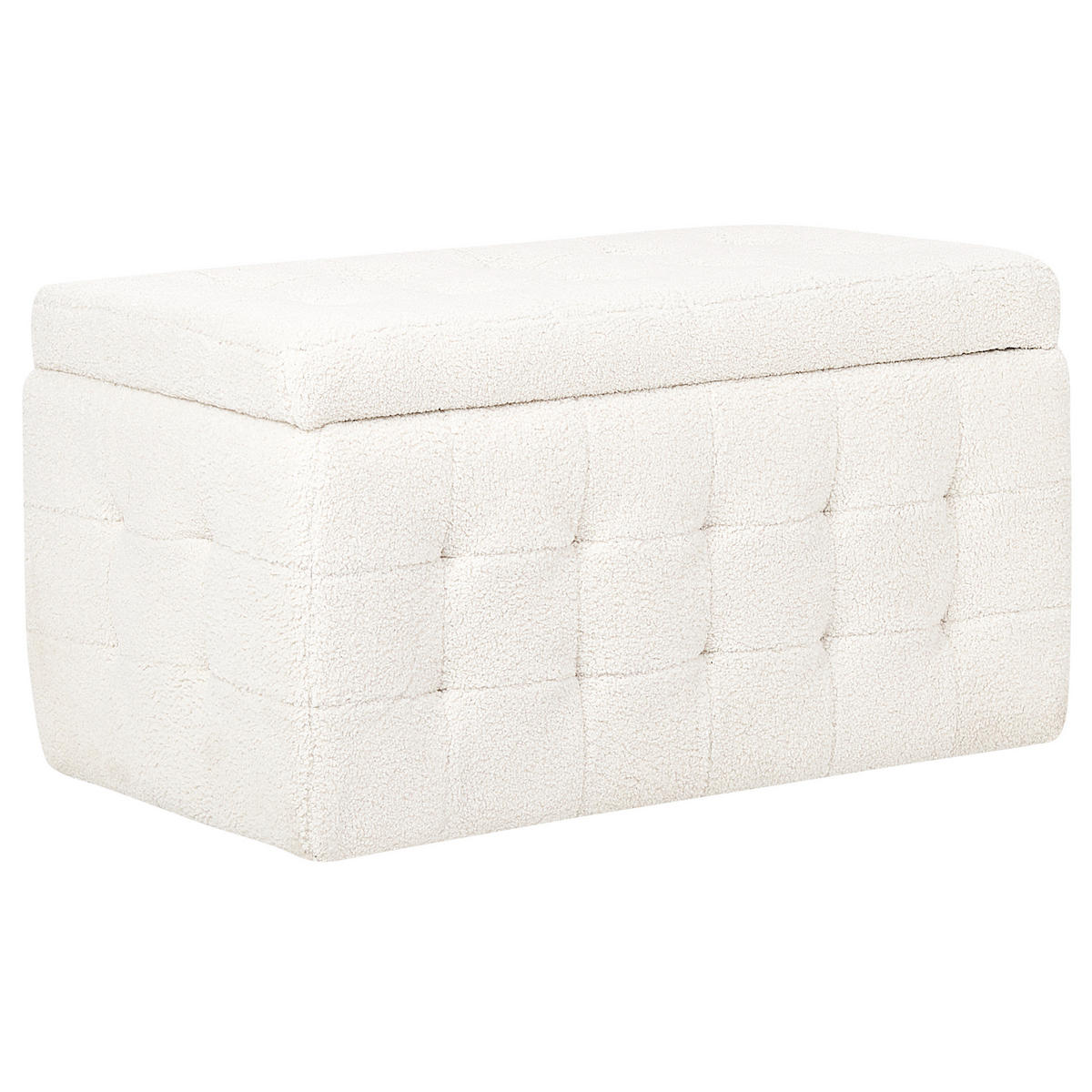 TRUHENBANK Michigan 42/72/40 cm - Creme, Textil (72/40/42cm) - Beliani