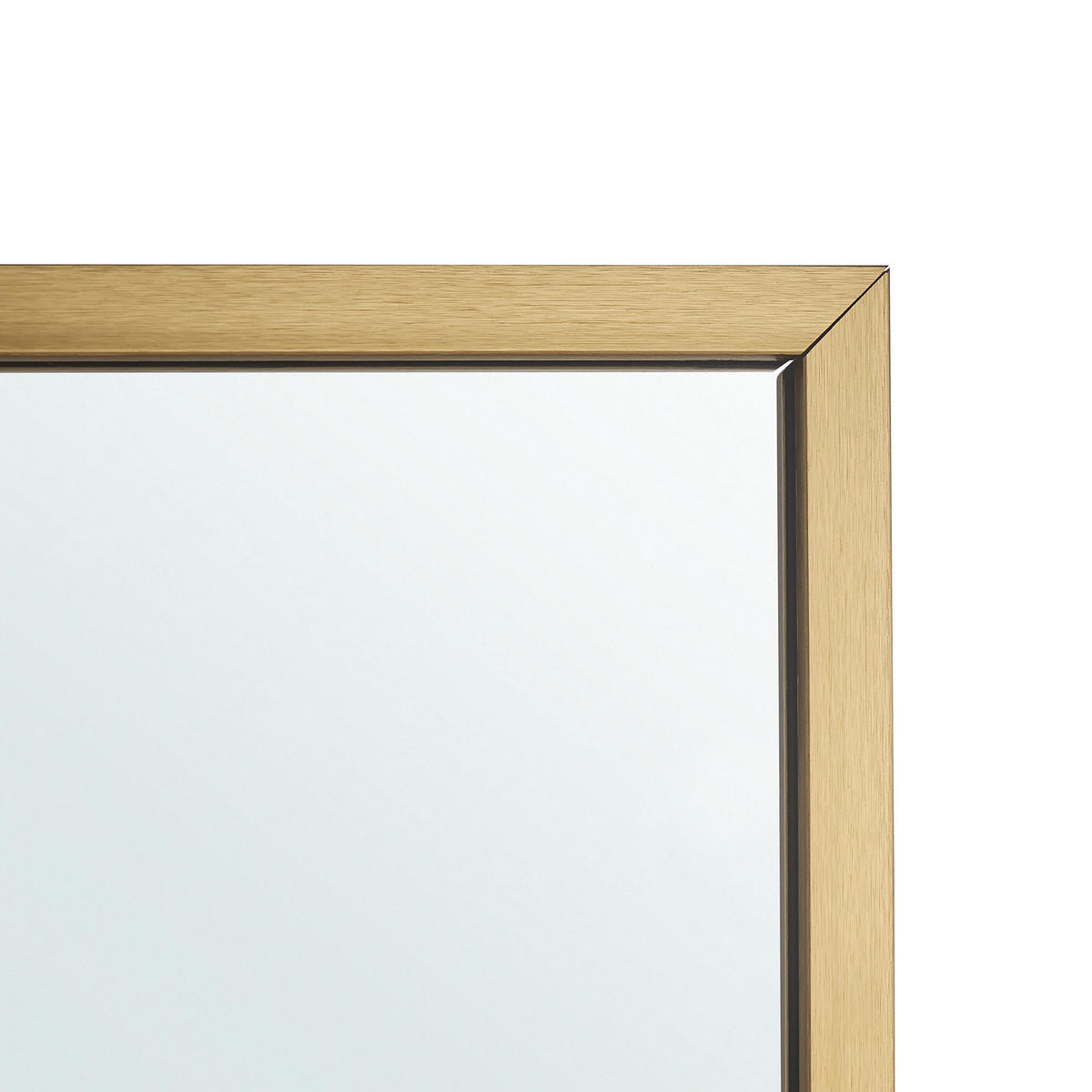 STEHSPIEGEL gold rechteckig 40/140 cm Torcy - Goldfarben, Kunststoff (40/140/3cm) - Beliani