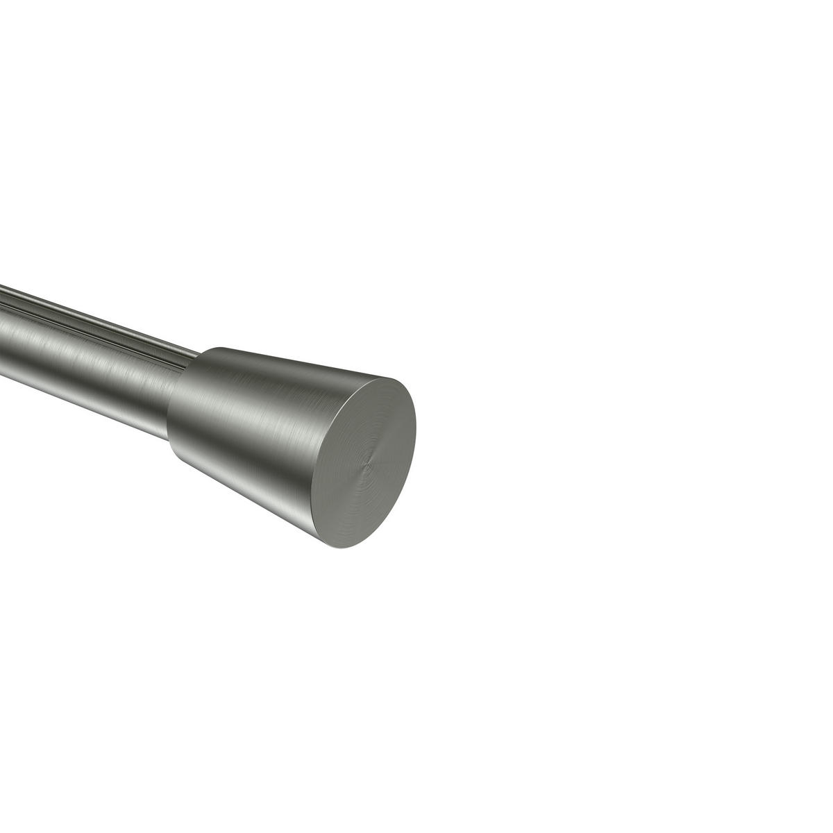 ENDSTÜCKE FÜR GARDINENSTANGEN 20 mm Ø, Sitra Edelstahl-Optik, Packung 2 Stück - Edelstahlfarben, Metall (4.1/3/3cm) - INTERDECO