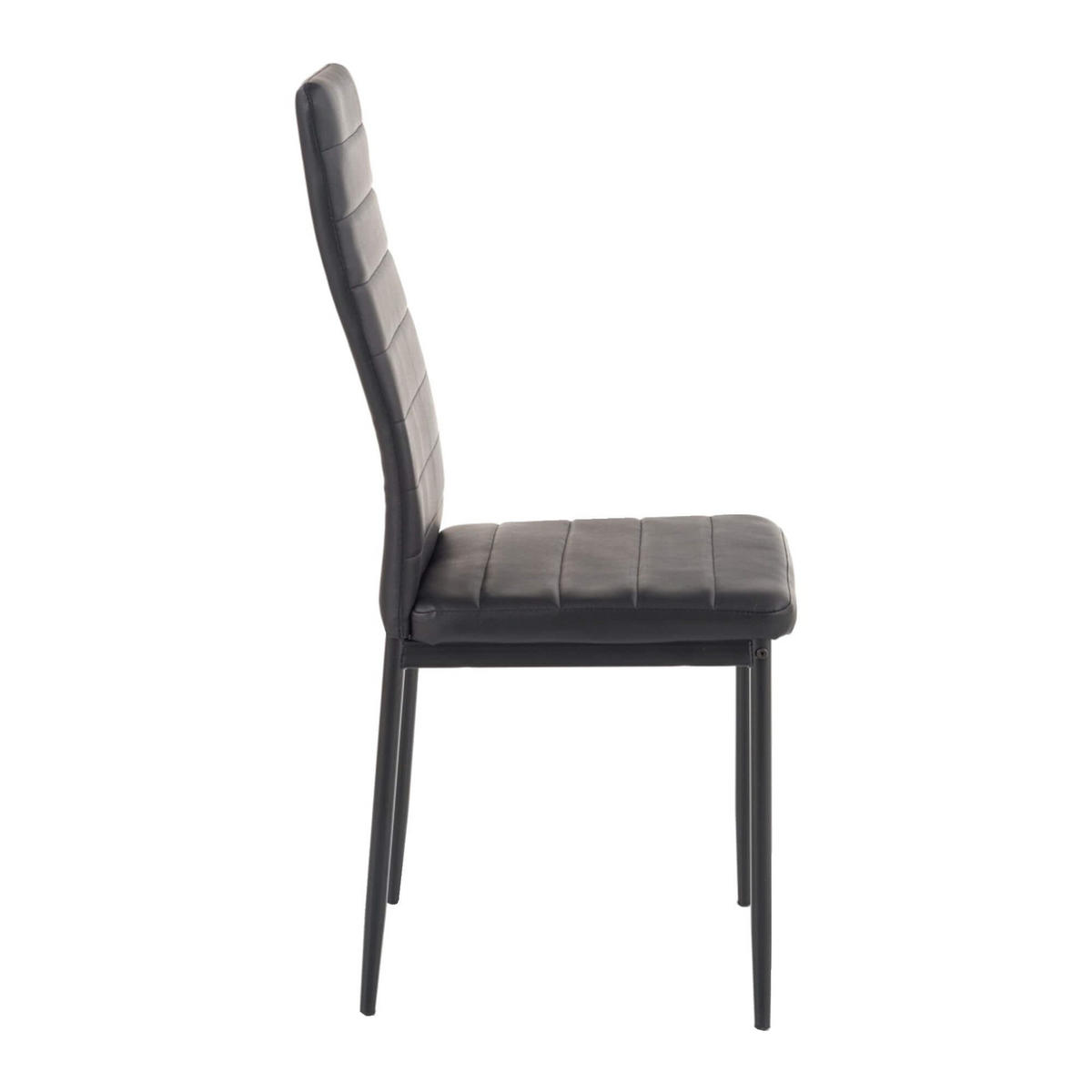 STUHL ZET K70 - Schwarz, Holzwerkstoff/Metall (40/97/49cm) - Meblini