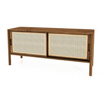 TV-SCHRANK INA Wildeiche - Alteiche, Holz (142/64/46cm) - byoak
