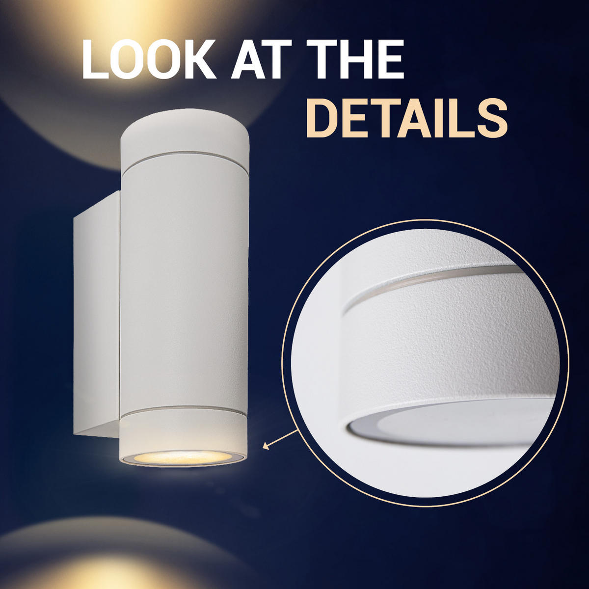 AUSSENLEUCHTE Ludowa - Weiß, Metall (10.2/6.5/16.4cm) - Paco Home