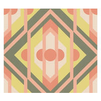 VLIESTAPETE Rosa 53/850 cm - Grün, Textil (53/1cm) - KUNSTLOFT