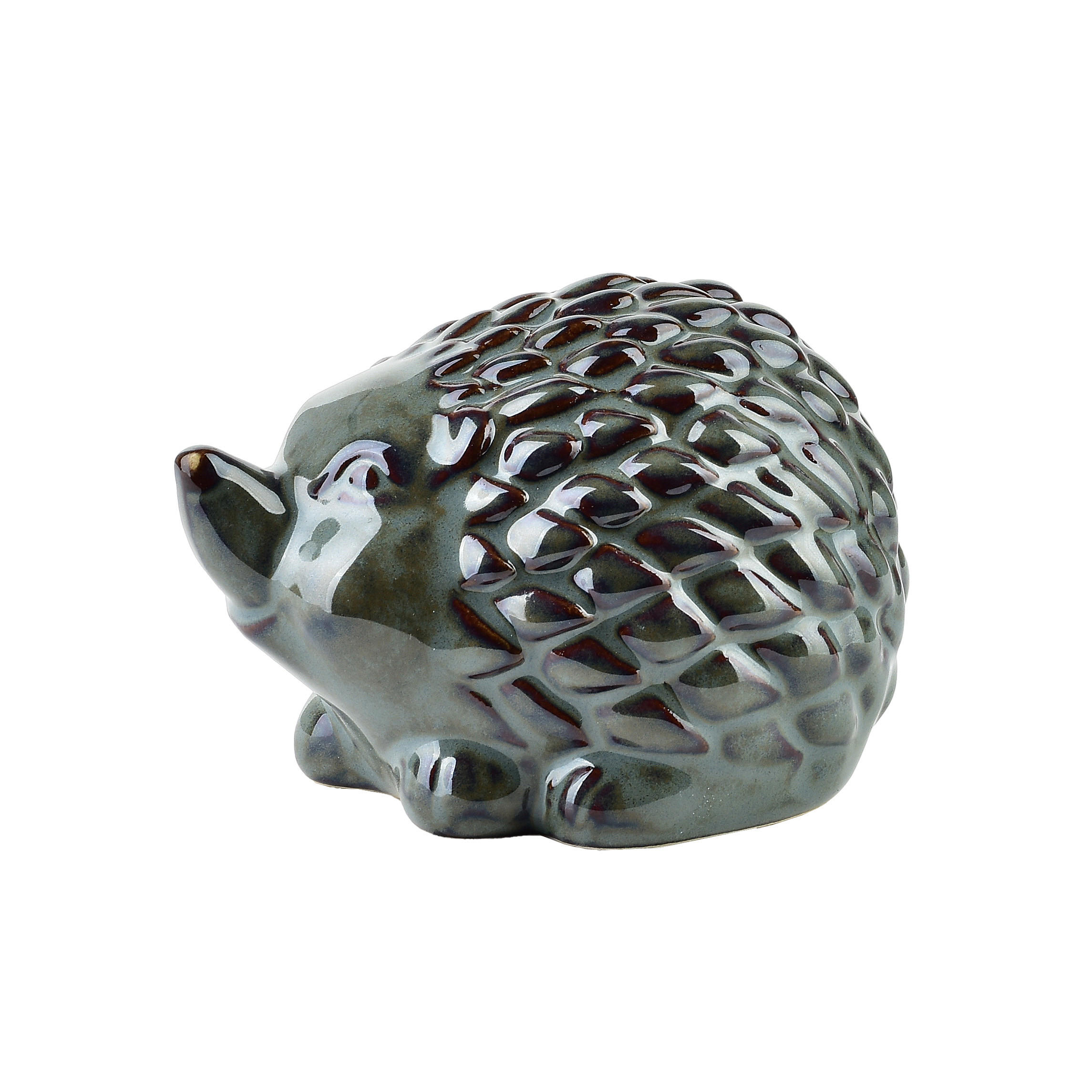 IGELFIGUR MAVE BLUE Blau 10/8/7cm Keramik - Dunkelblau, Keramik (9/8/11cm) - Mondex