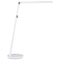 SCHREIBTISCHLAMPE Dorado 17/32/48 cm - Weiß, Kunststoff (17/32/48cm) - Beliani