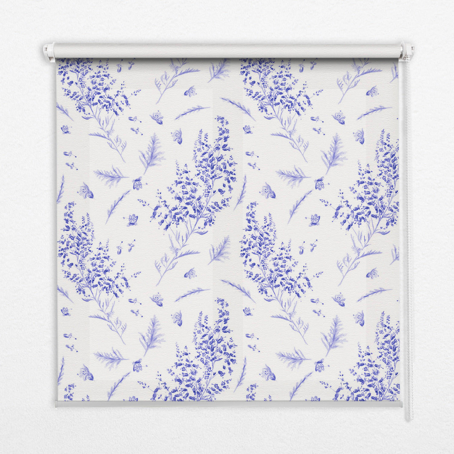 TULUP VNITŘNÍ roleta - okenní roleta - roleta - 130x140 cm - Fialové rostliny