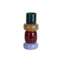 VASE Burano Small - Mehrfarbig - 27 cm - Multicolor, Glas (11.5/27cm) - Present Time