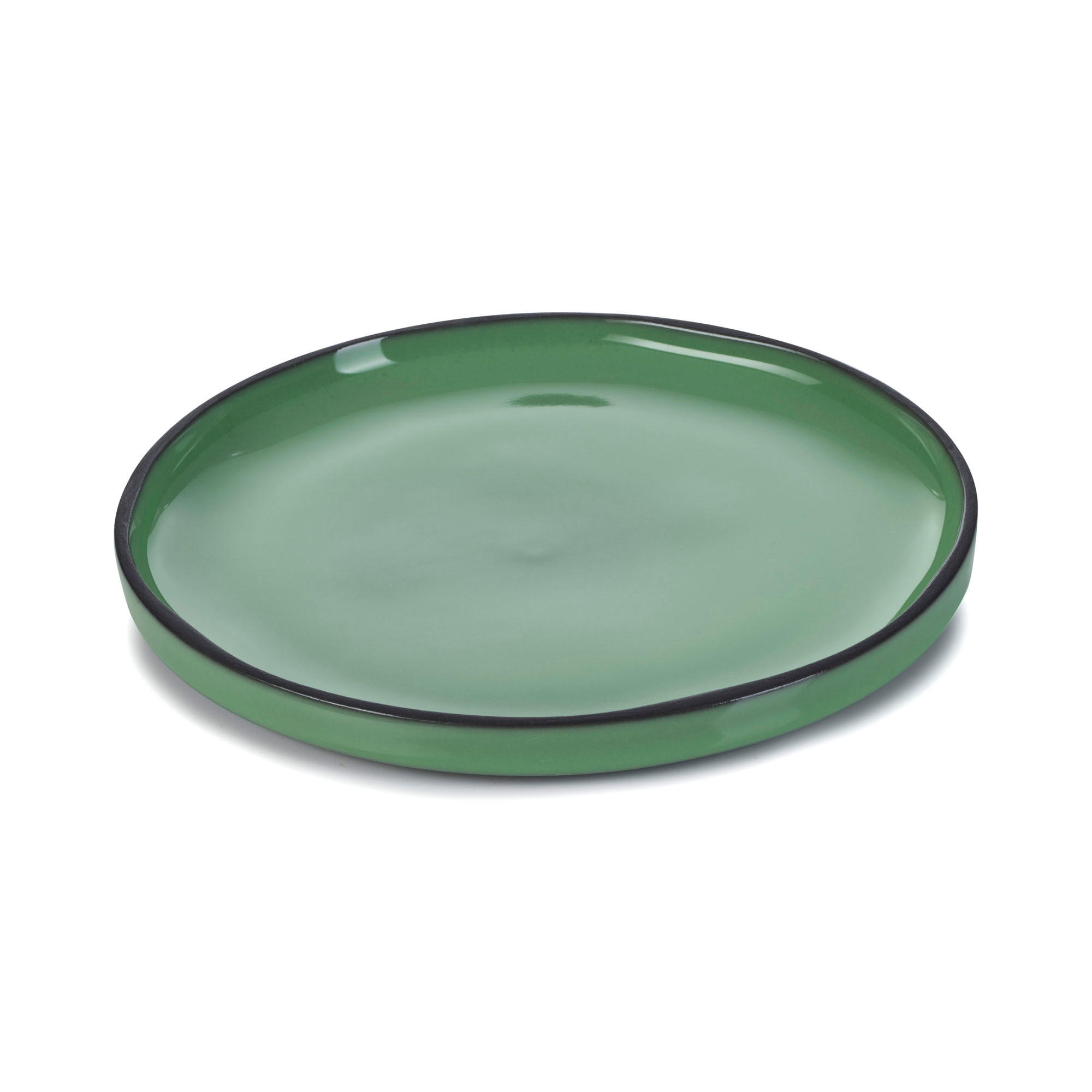 BROTTELLER CARACTERE 15 cm Minze - Mintgrün, Keramik (15cm) - Revol Porcelaine France