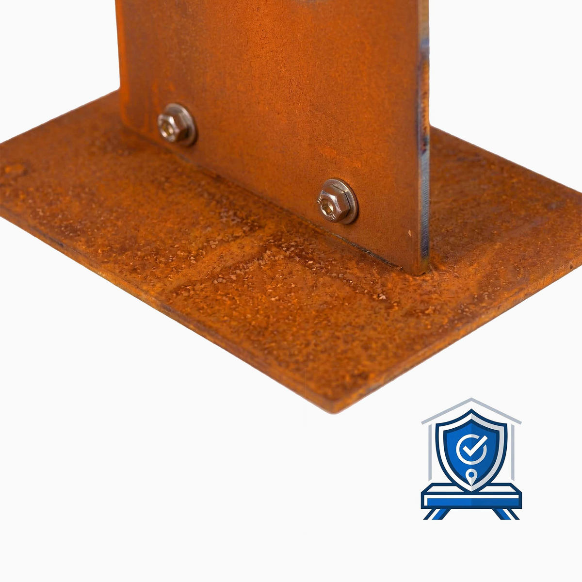 GARTENDEKO - Braun, Metall (15cm) - Relaxdays