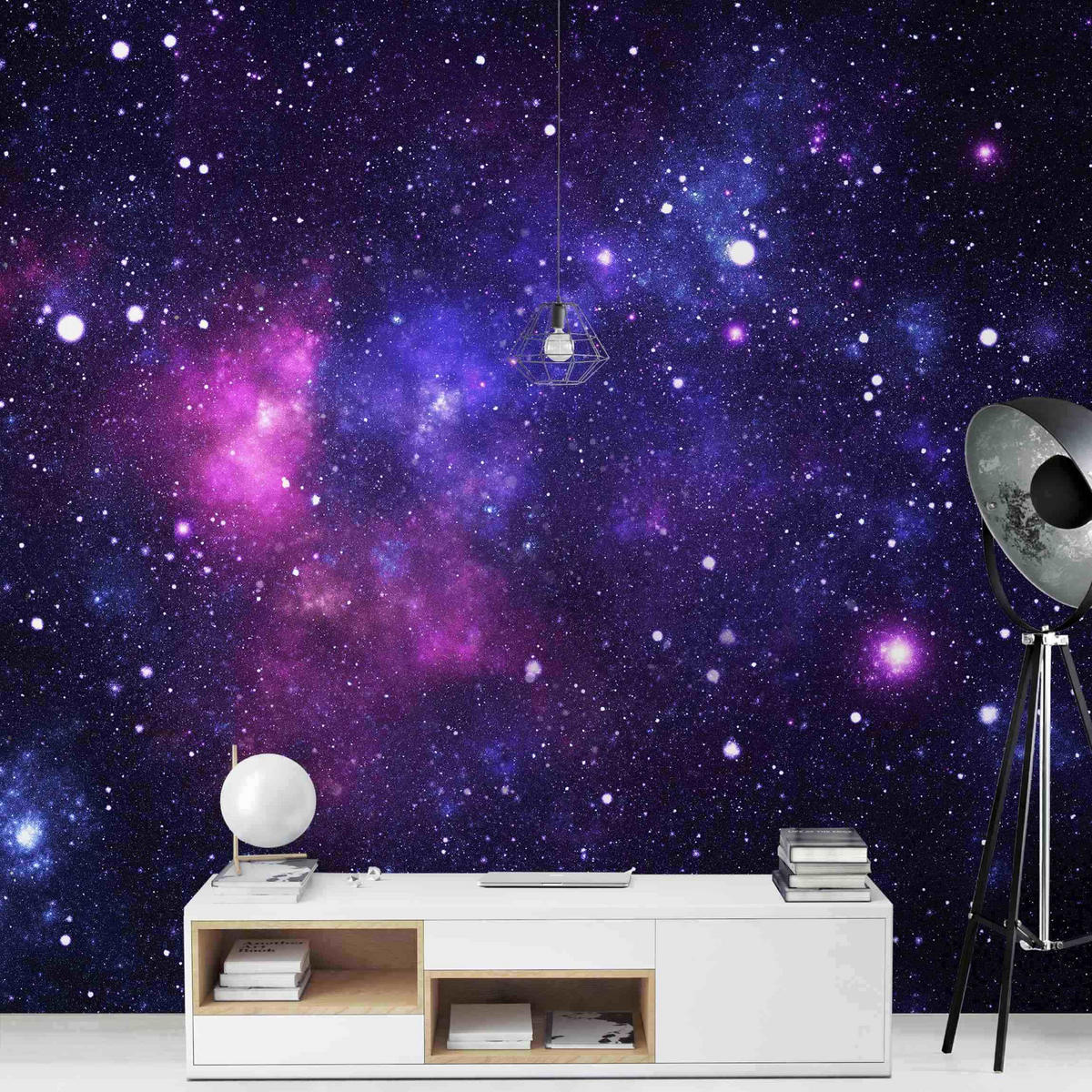 FOTOTAPETE Galaxie 288/288 cm - Multicolor, Papier (288/288cm) - Bilderwelten