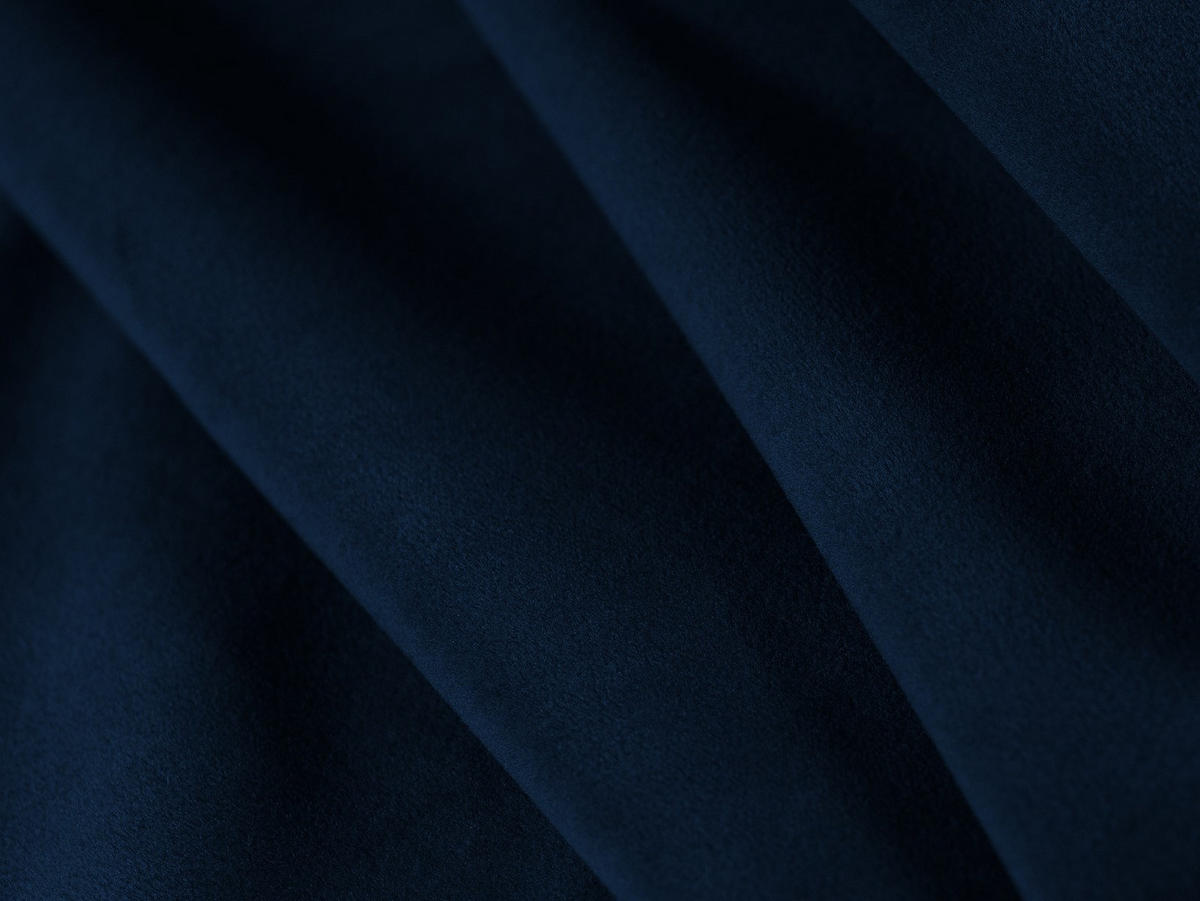 PANORAMASOFA Mamaia aus Samt königsblau 6 Sitzplätze - Blau, Textil (185/75/383cm) - Micadoni