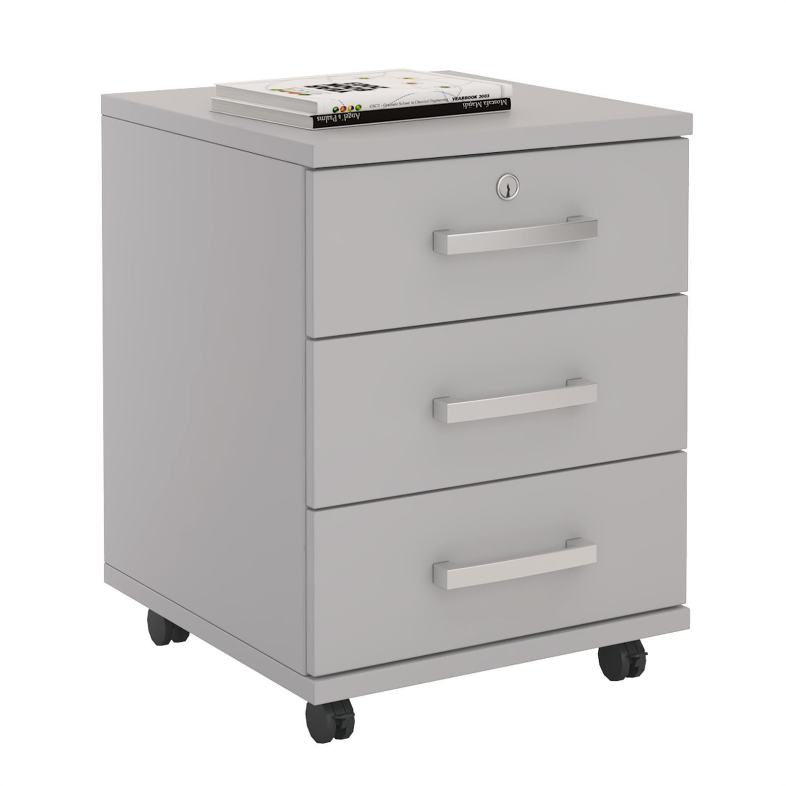 ROLLCONTAINER VANCOUVER - Grau, Holzwerkstoff (44/58/45cm) - CARO-Möbel