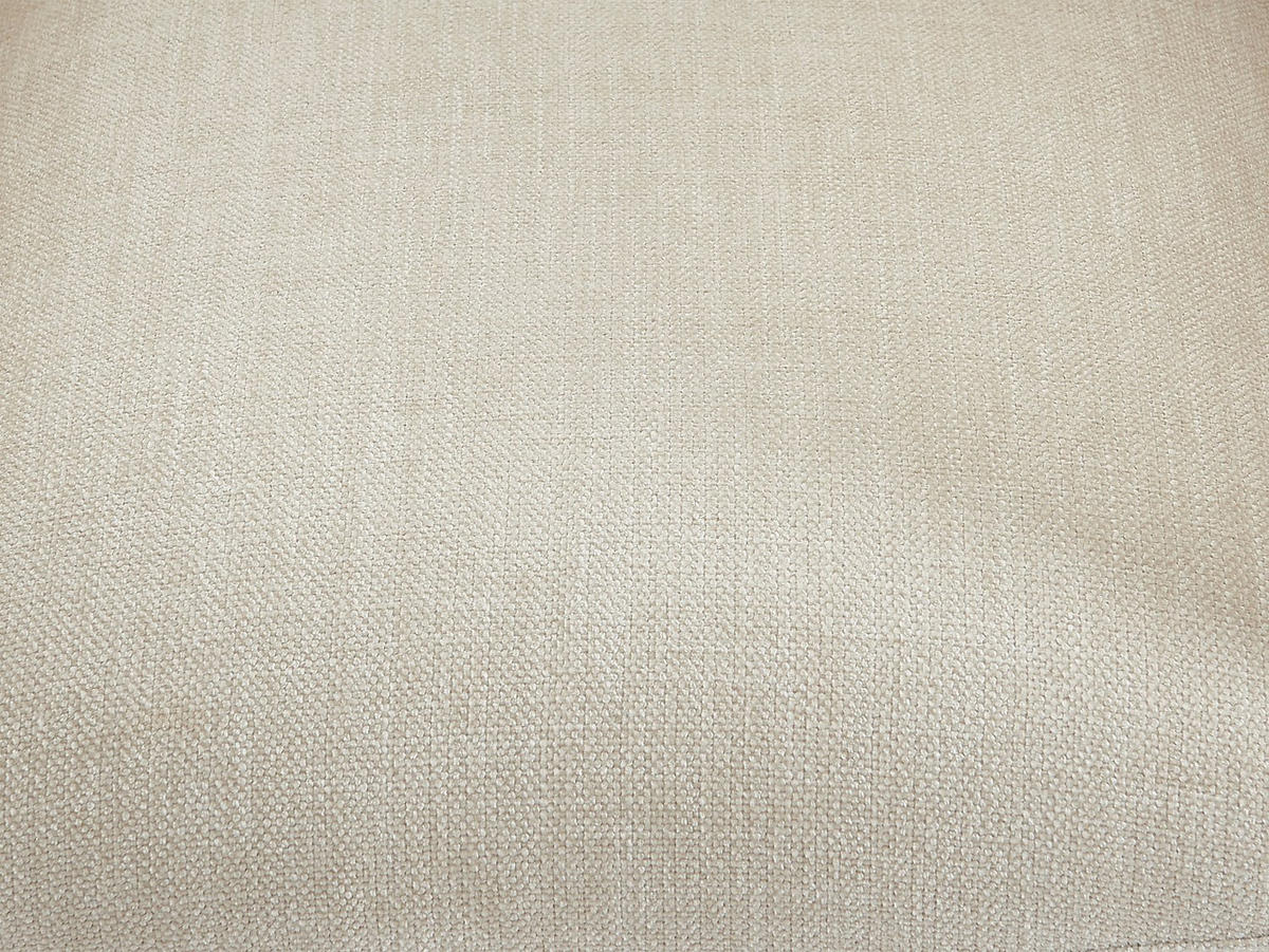 STUHL mit Armlehnen - Stoff & schwarzes Metall - Beige - KARDESA - Beige, Textil (68.5/91/68.5cm) - Vente-Unique