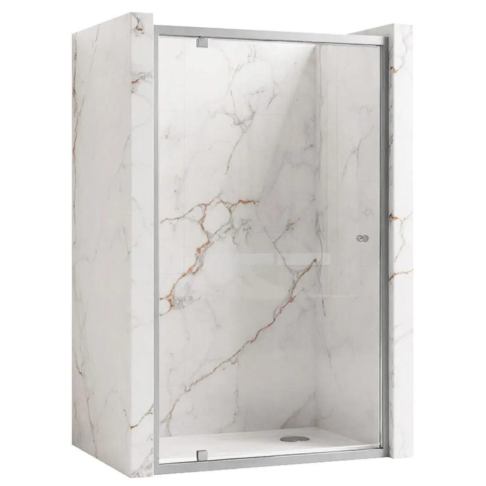 DUSCHTÜR Rea Primo Swing 80 Chrome - Chromfarben, Metall (80/190cm) - REA