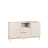 ANRICHTE NIEDRIGE Elian Weiß 150 cm x 78 cm - Weiß, Holzwerkstoff (150/78/38cm) - Klast Home