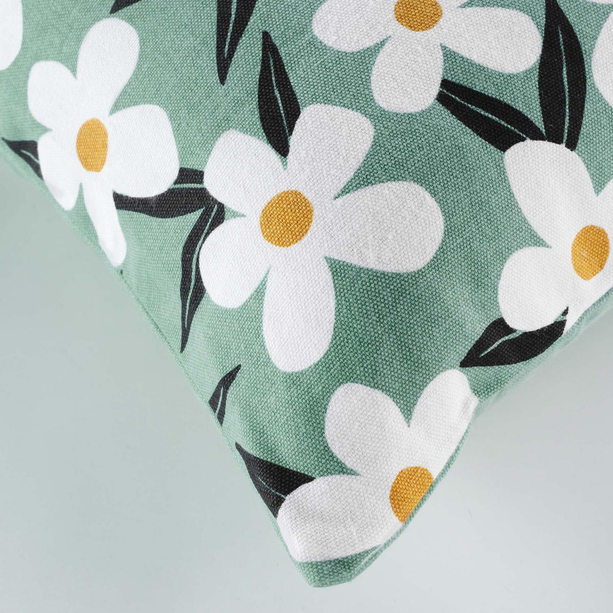 KISSENHÜLLE Darcy 40/40 cm - Grün, Naturmaterialien (40/40cm) - Douceur d´intérieur
