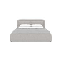 POLSTERBETT Skalo 180x200 cm, Taupe - Taupe, Textil (180/200cm) - Fedve