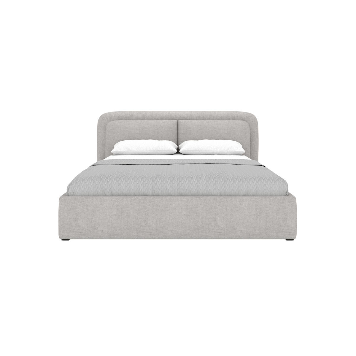 POLSTERBETT Skalo 180x200 cm, Taupe - Taupe, Textil (180/200cm) - Fedve