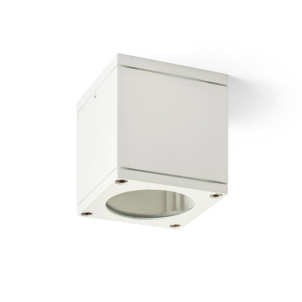 AUSSENLEUCHTE RODGE Weiß 35 W IP54 - Weiß, Metall (87/87/94cm) - Rendl