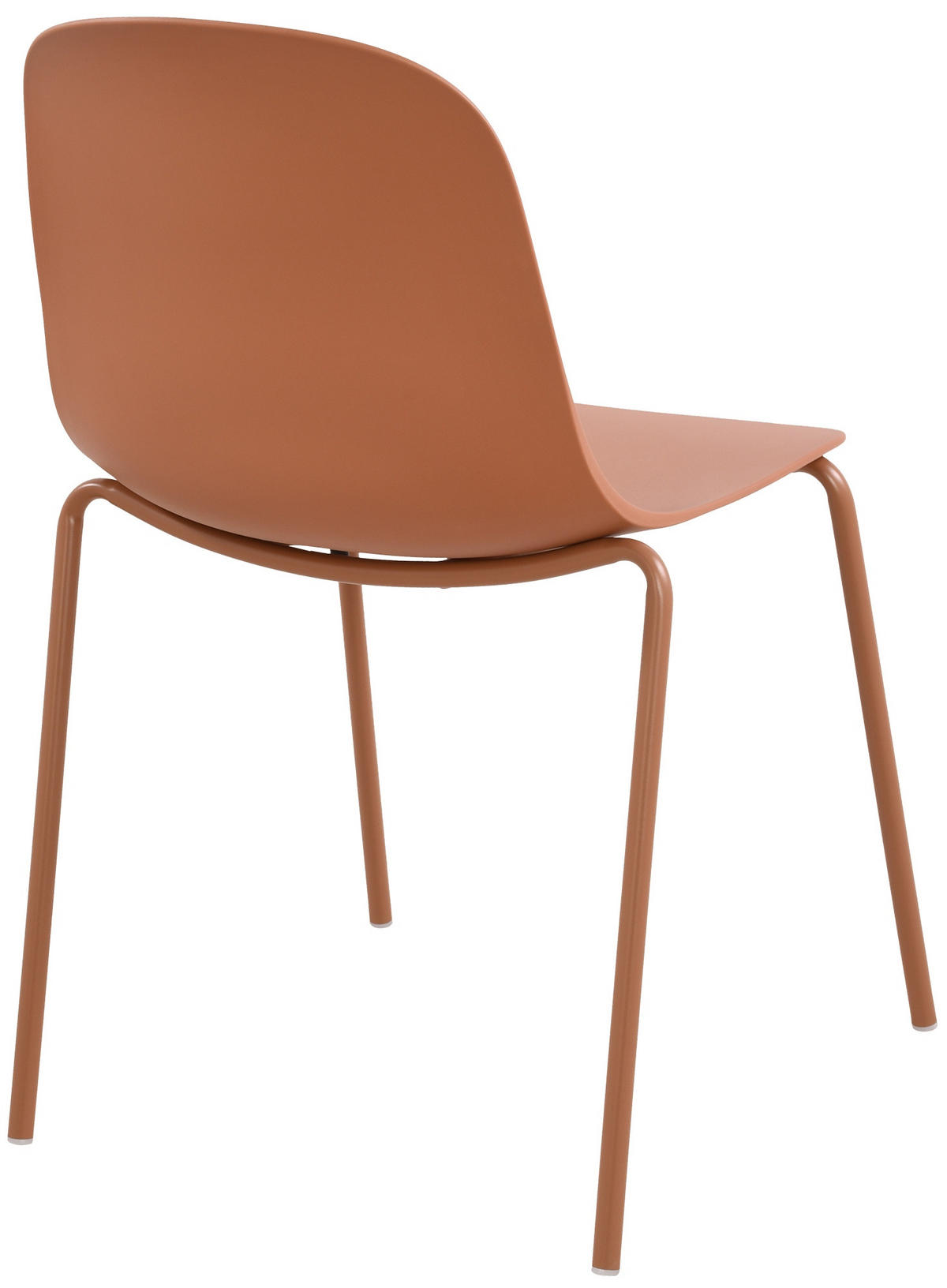 STAPELSTUHL Kunststoff terracotta - Terra cotta, Kunststoff/Metall (51/85/53cm) - CLP