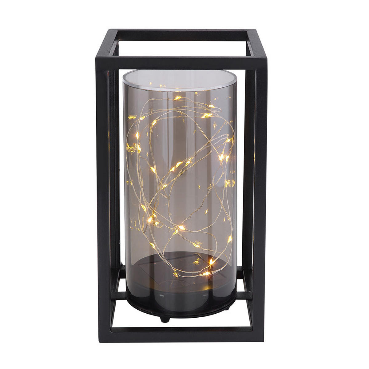 LED AUSSENLEUCHTE Metall Schwarz - Schwarz, Metall (14/14/25cm) - Globo Lighting