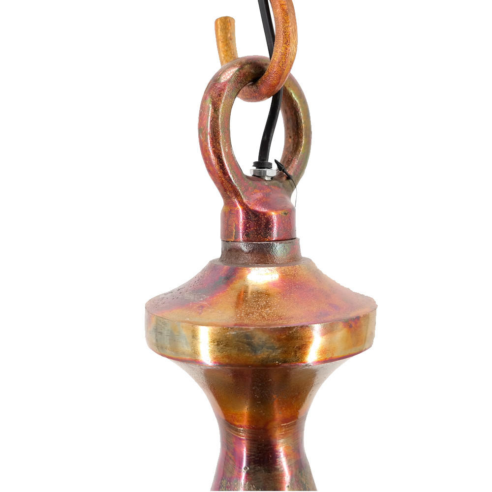 HÄNGELEUCHTE Ø46x42 cm, Aluminium, Kupfer - Kupferfarben, Metall (46/46/42cm) - PTMD Collection